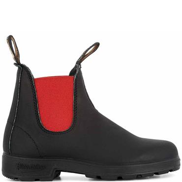BLUNDSTONE WOMENS CHEKSEA BOOT - BLACK RED